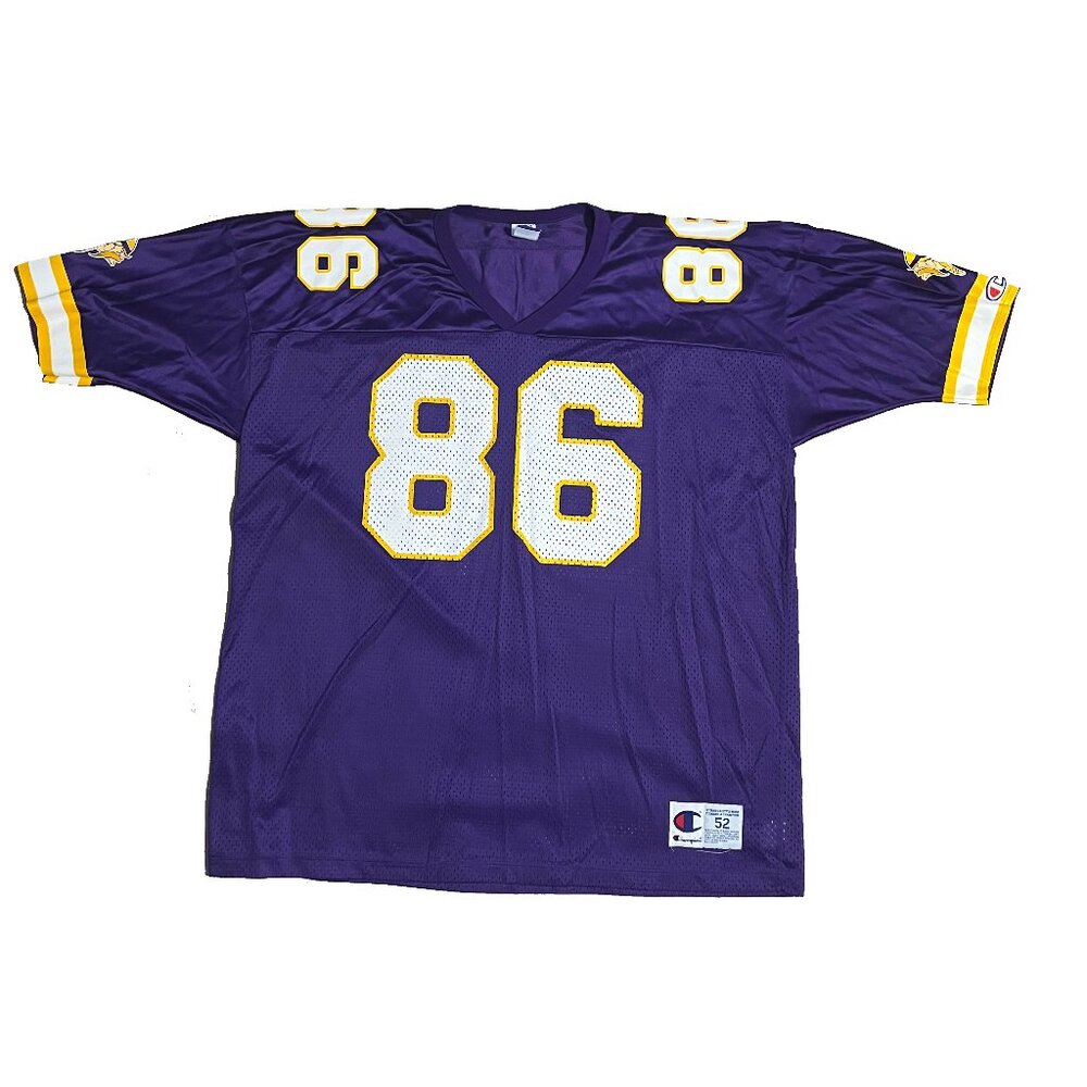 Vintage Champion Jake Reed Minnesota Vikings NFL Jersey #86 Size XXL